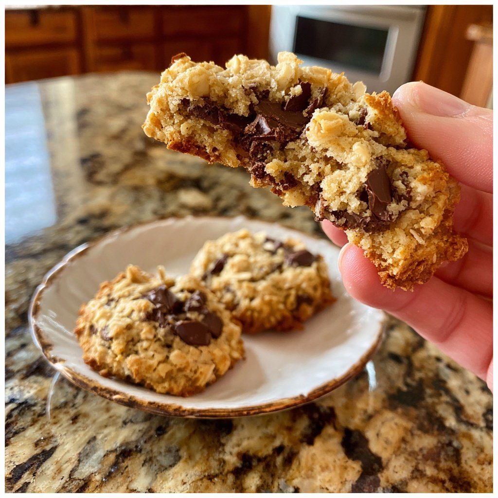 Haferflocken-Schoko-Cookies als schnelle Plätzchen​