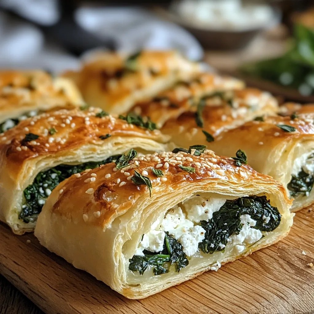 Herzhafte Blätterteig-Röllchen mit Spinat & Feta: Ein Unglaublich Ultimatives Rezept für 7 Geschmacksexplosionen