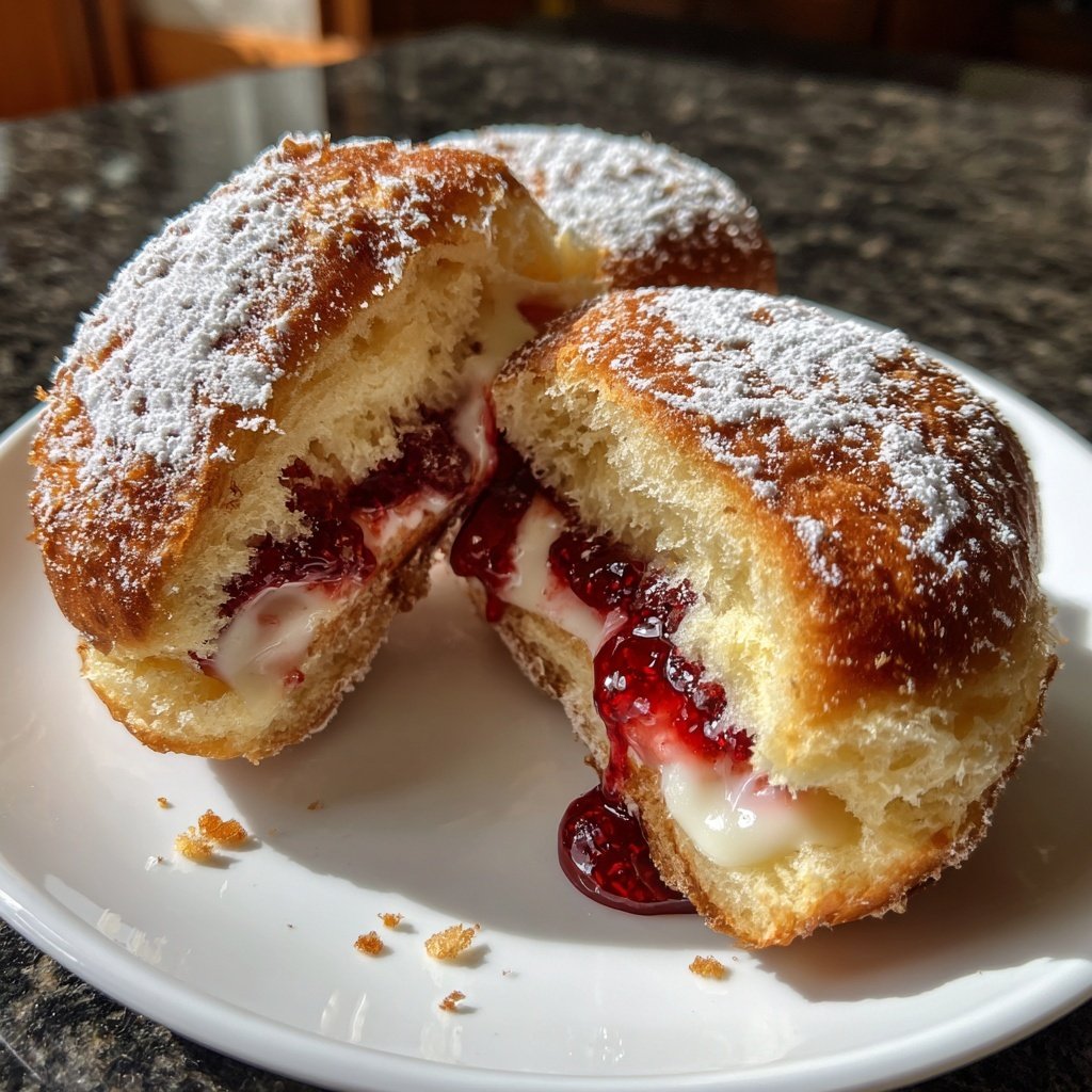 Deutscher Gebackener Gelee Berliner