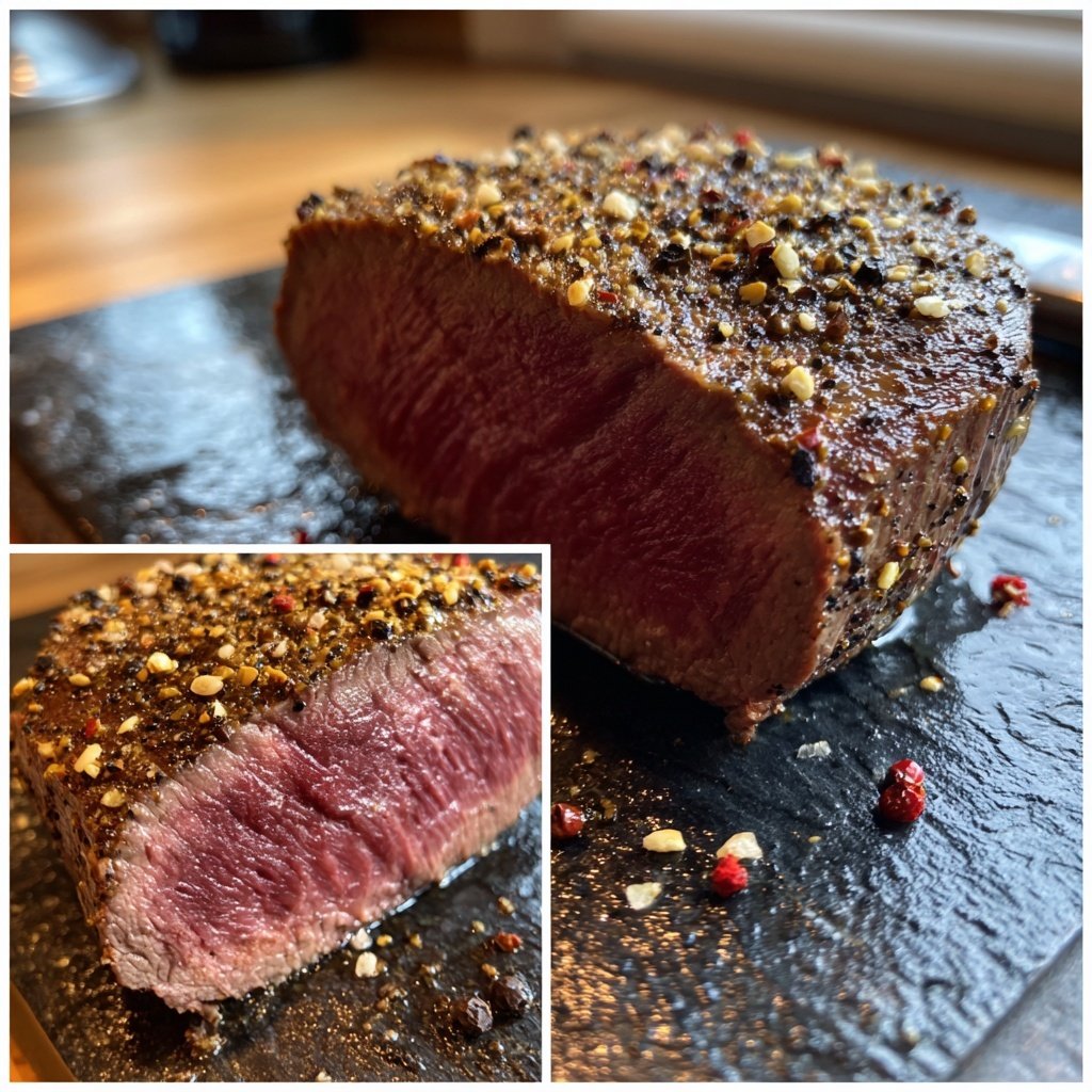 Zartes Rinderfilet mit Pfefferkörner