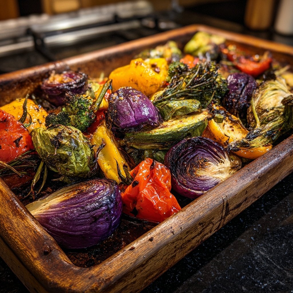 Mediterrane Gemüsetafel Im Ofen