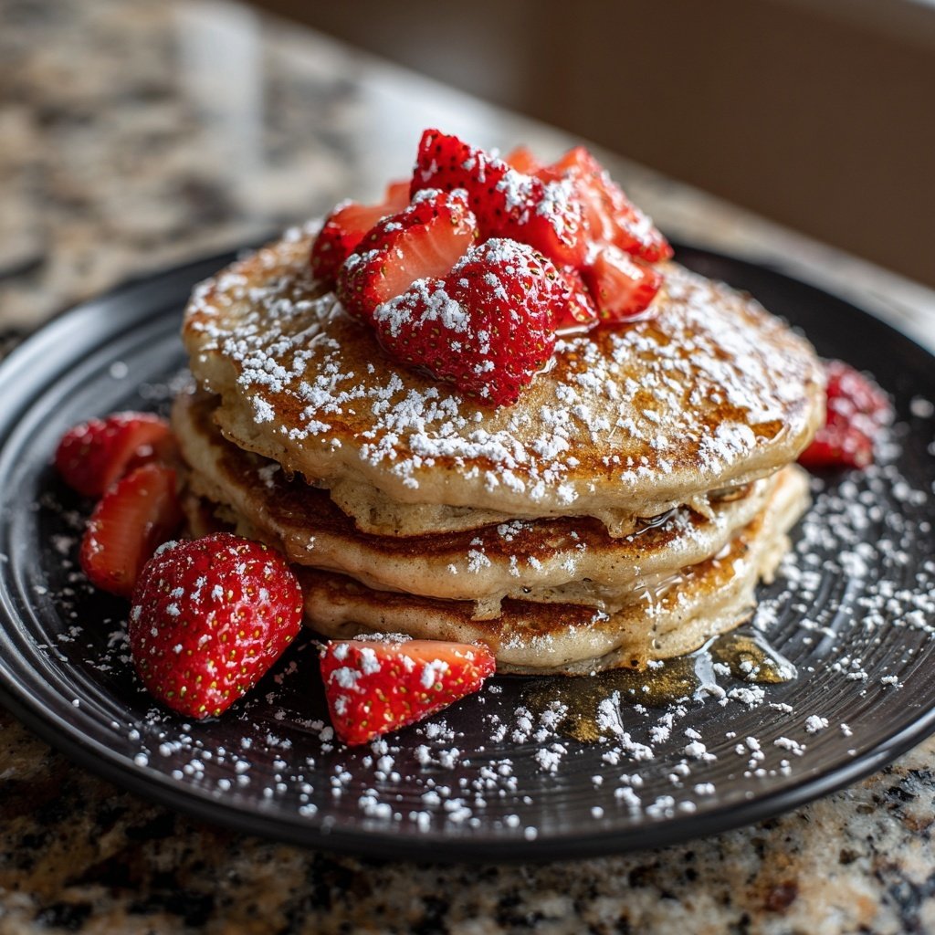 Vanille-Protein Pancakes