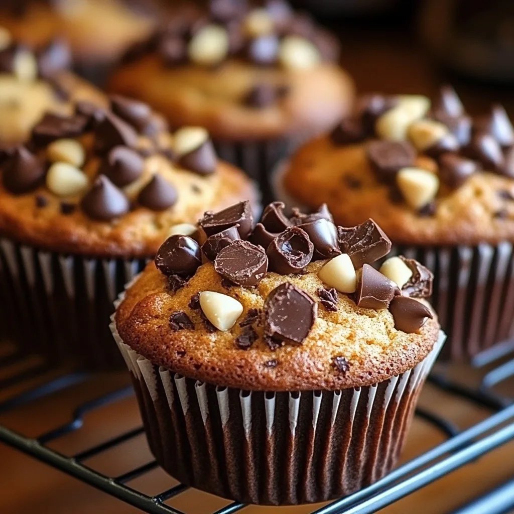 Saftige Muffins mit Schokostückchen