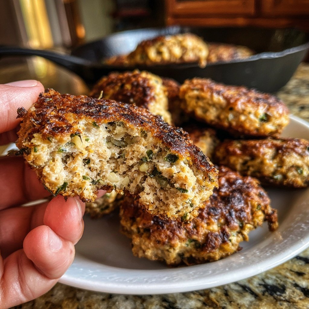 Niedrigkalorische Truthahn Frikadellen