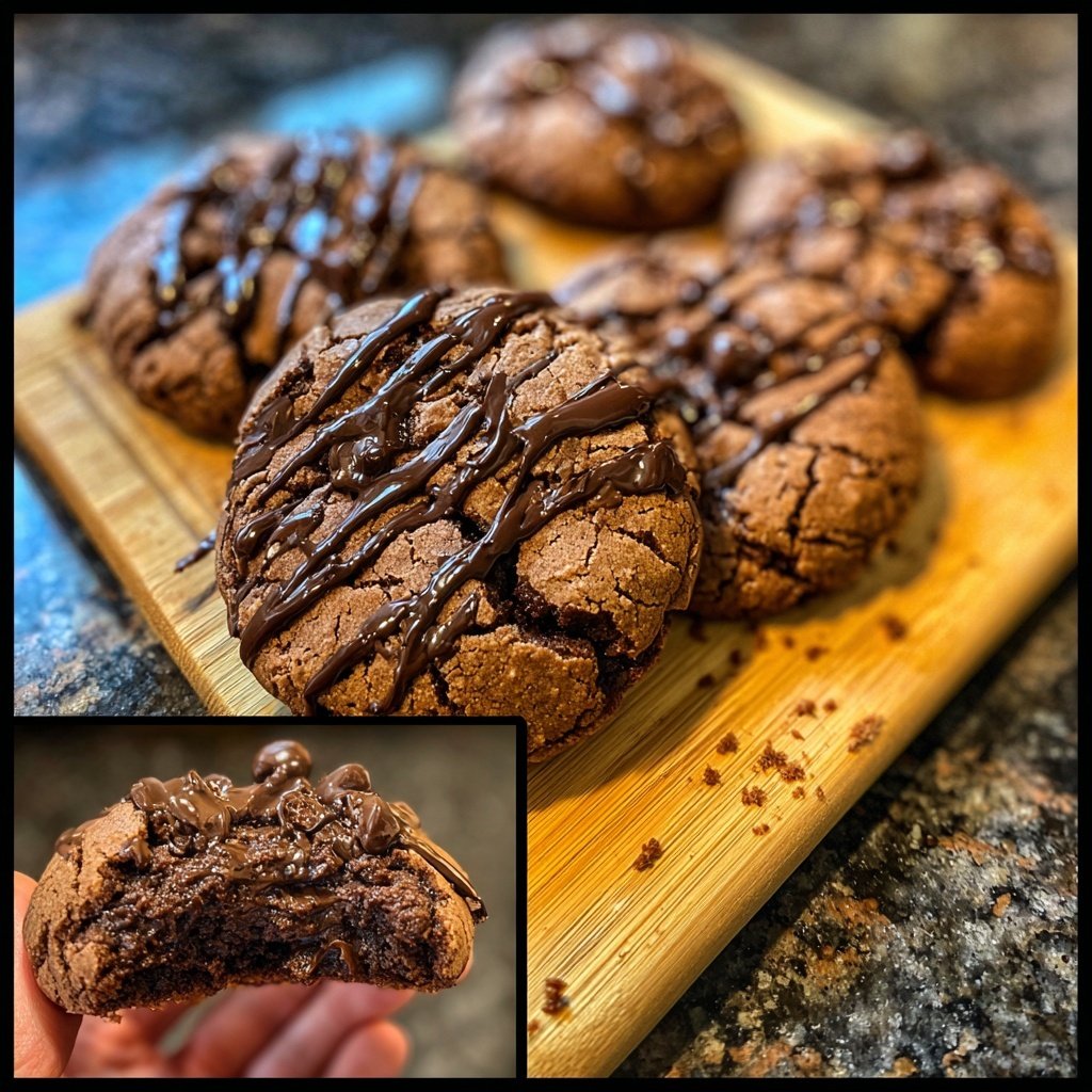 Schokoladenkekse mit Vanillearoma