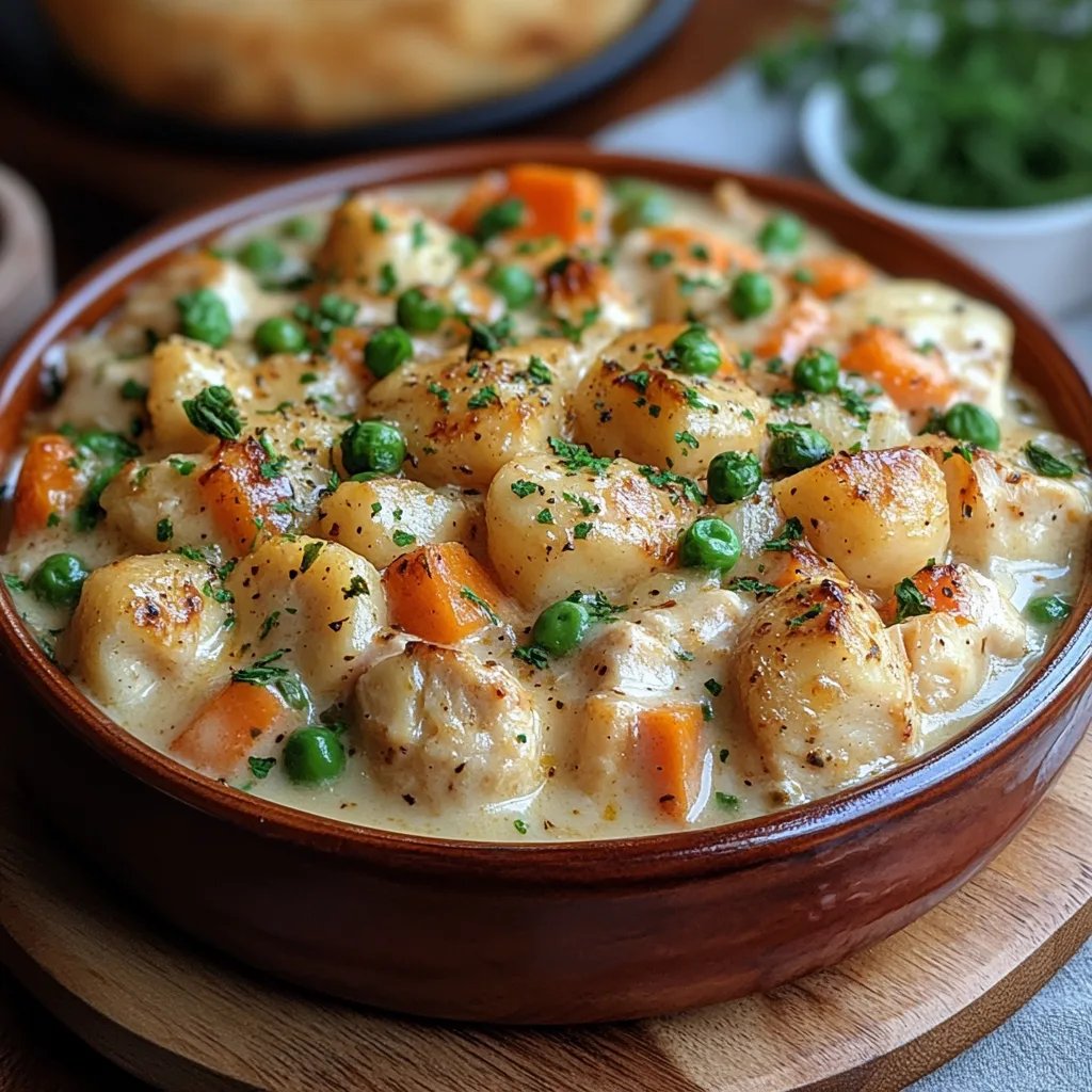 Proteinreiche Hähnchen-Pot-Pie: Ein Unglaublich Ultimatives Rezept für 4 Personen