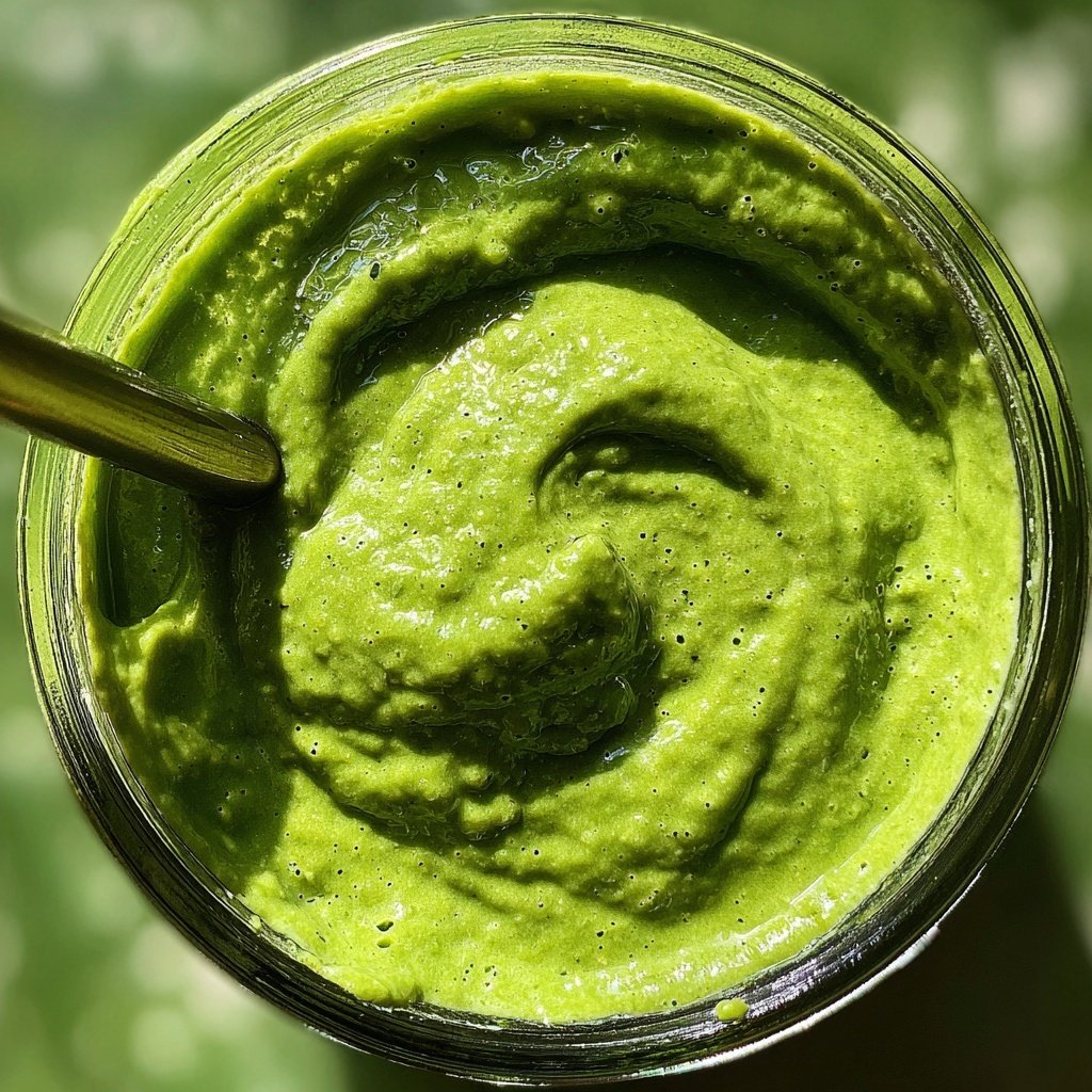 Hohes Protein Grüner Smoothie