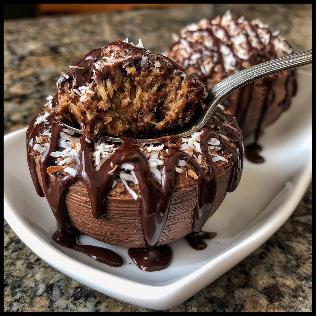 Zartbitterschoko Kokos Becher