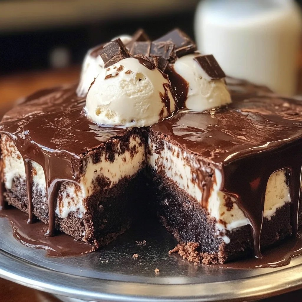 Gefrorene Brownie-Eistorte: Eine Unglaublich Ultimative Versuchung für Schokoladenliebhaber
