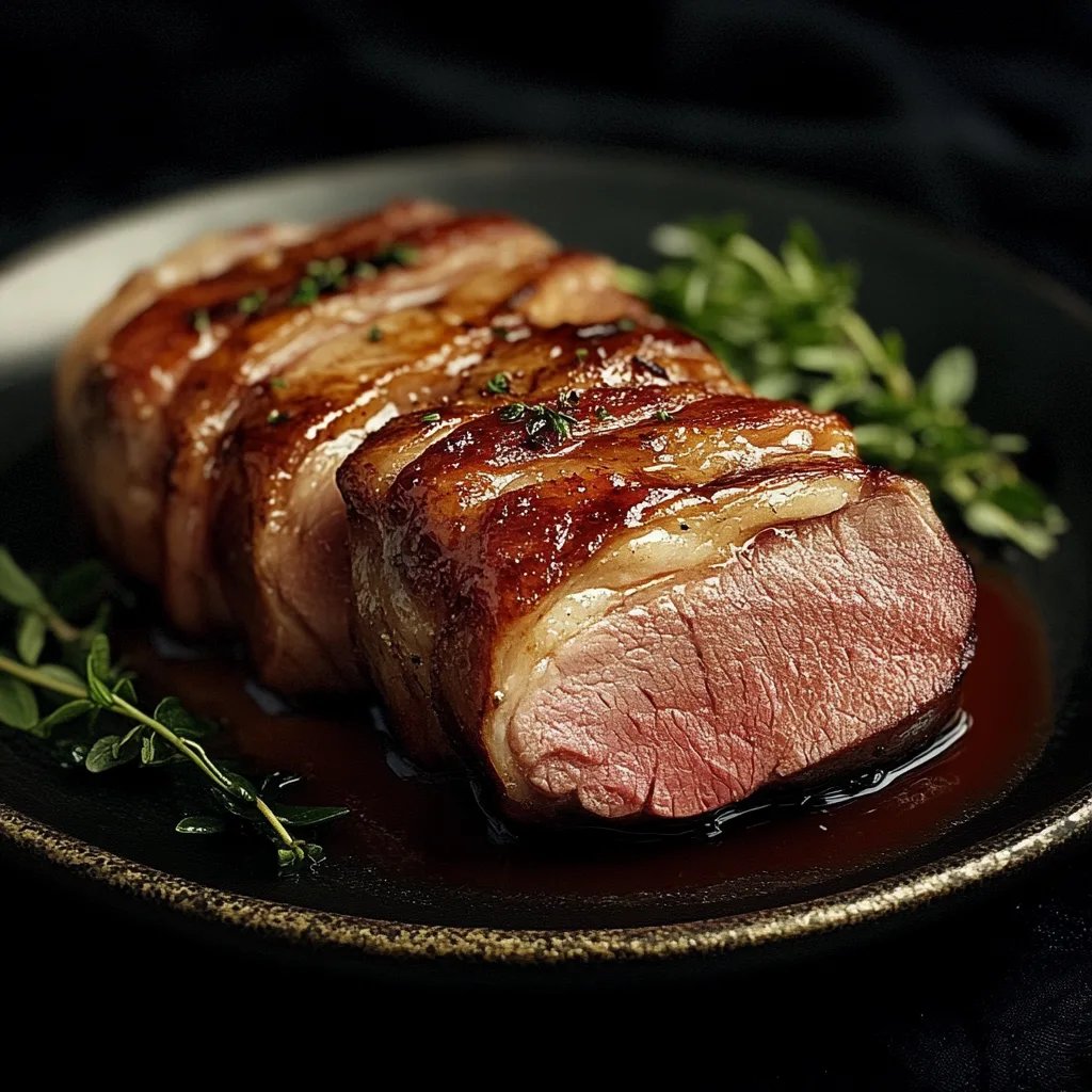 Leckeres Schweinefilet im Speckmantel: Ein Unglaubliches Ultimatives Rezept für 4 Personen