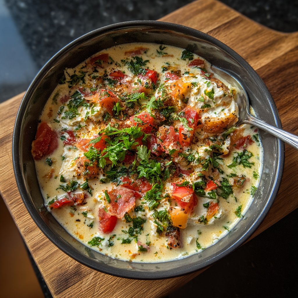 Herzhafte Hüttenkäse Frühstücksschalen