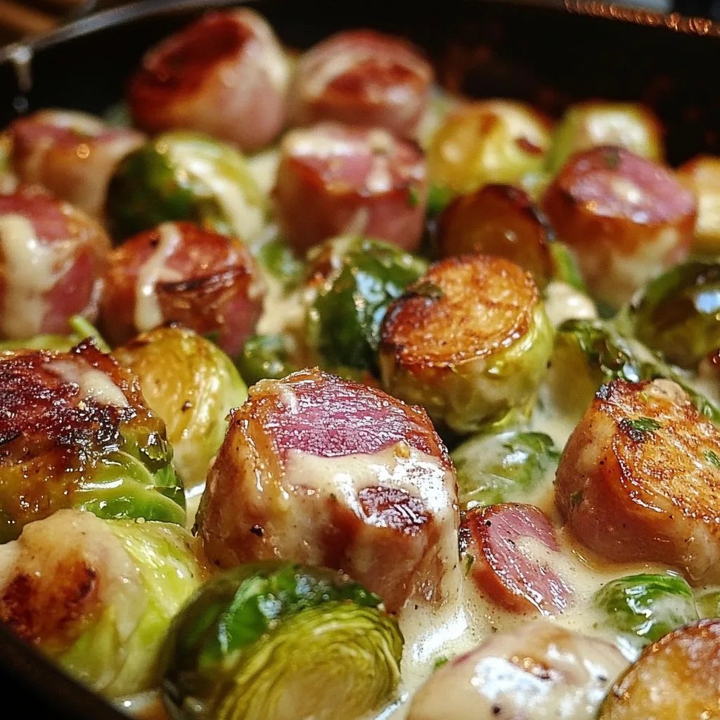 Rosenkohl - Kartoffel - Kasseler - Pfanne