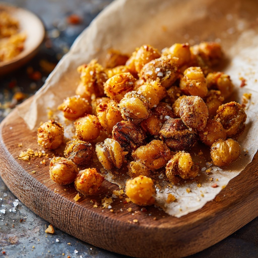 Knusprige Kichererbsen Snackmischung