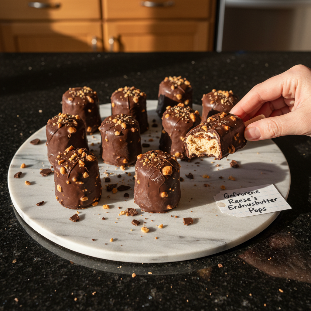 Gefrorene Reese’s Erdnussbutter Pops