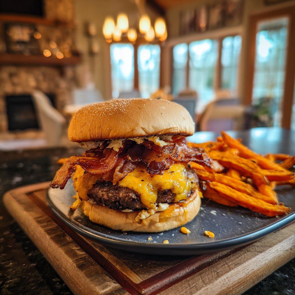 Mini-Burger mit Süßkartoffeln