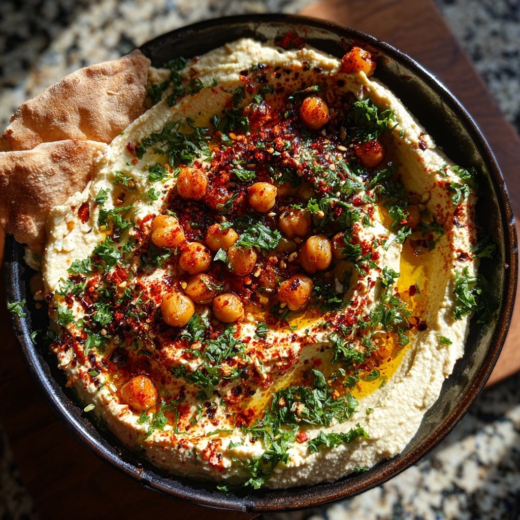 Mediterrane Hummus Platte