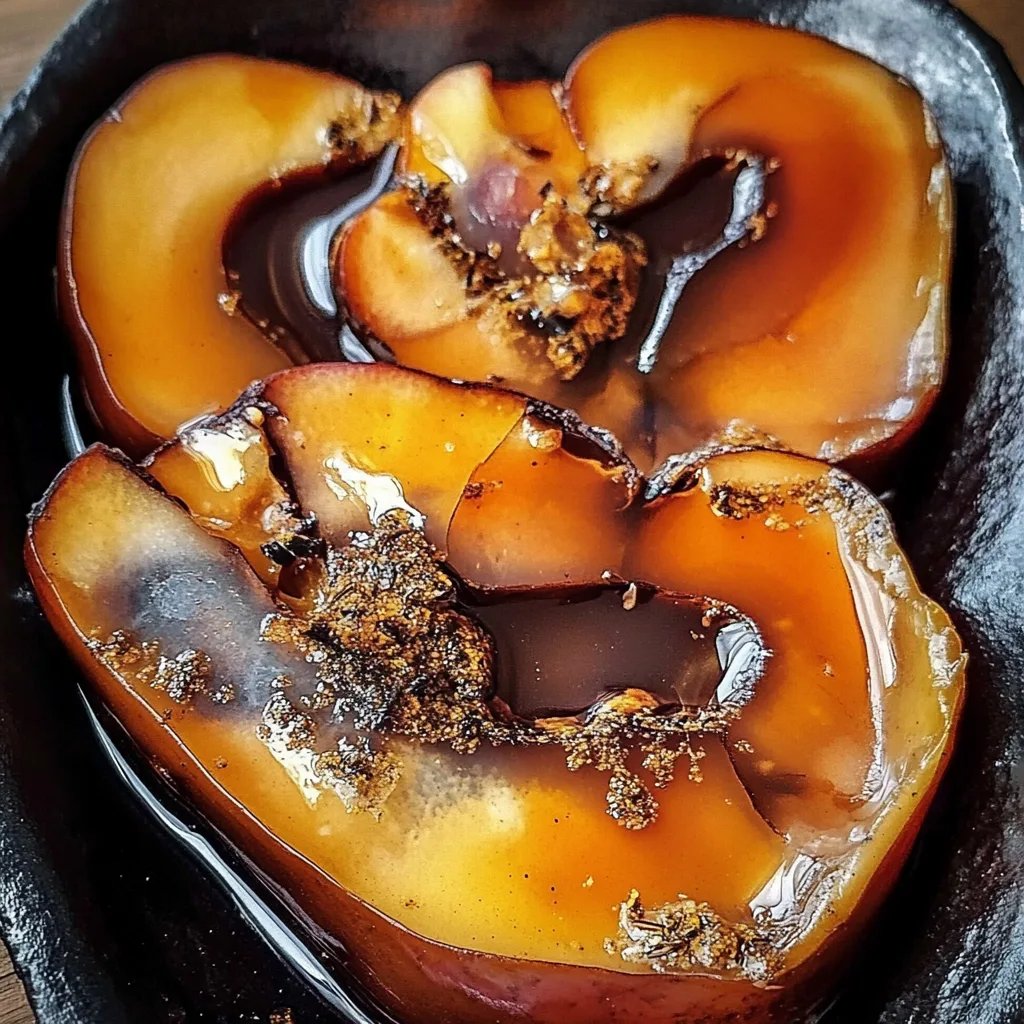 Gewürzte Äpfel mit brauner Butter