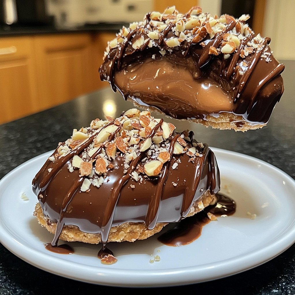 Gebrannte Mandel Pralinen mit Mandelmus