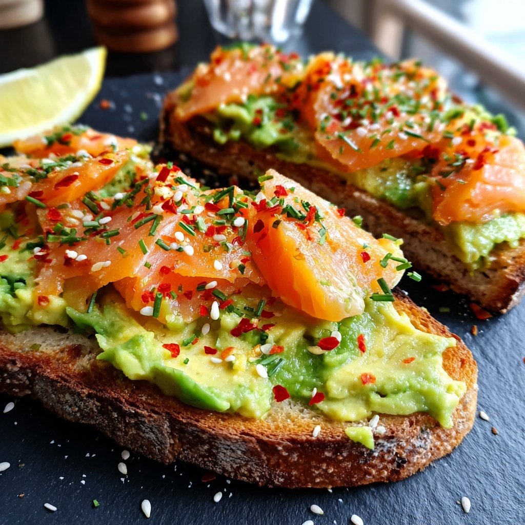 Chili Limette Lachs Avocado Toast