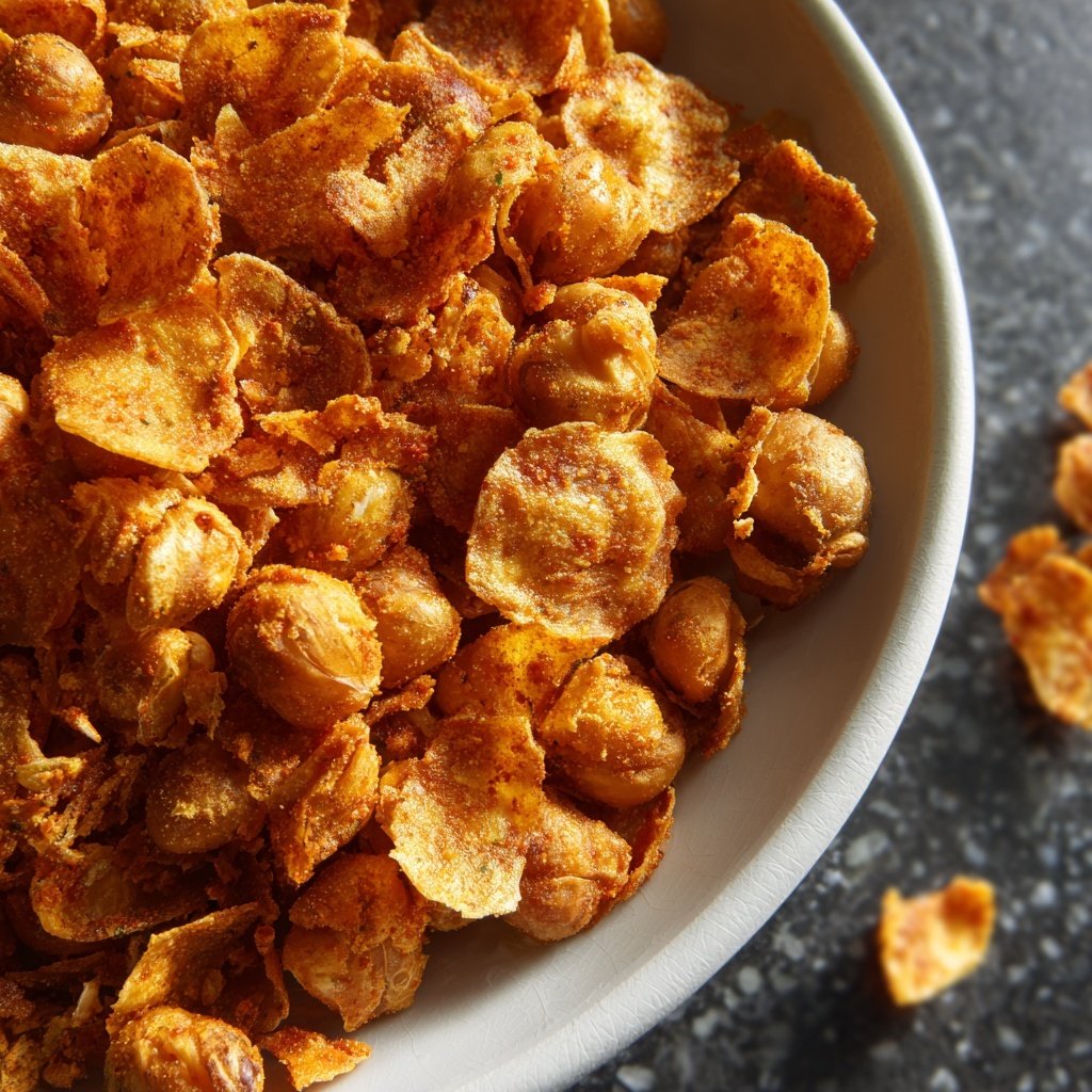 Knusprige Kichererbsen mit Paprika