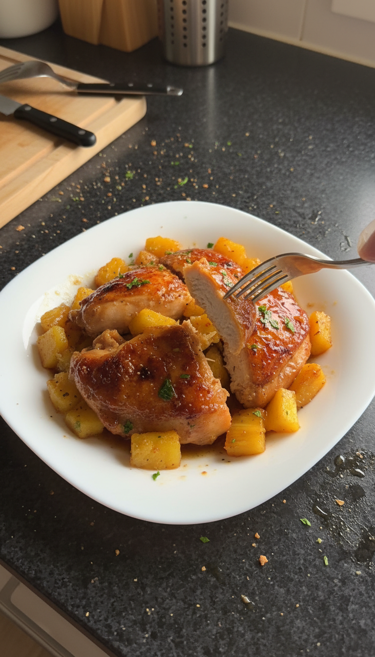 Ananas Hähnchen Genuss