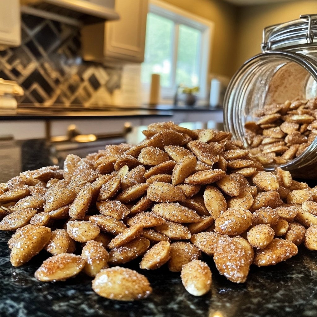 Karamellisierte Zimt-Zucker-Mandeln