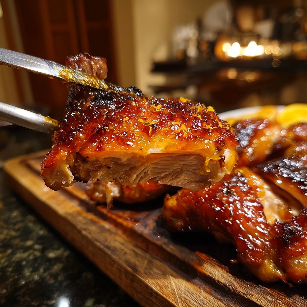 Honig-Orangen-Ofenhähnchen