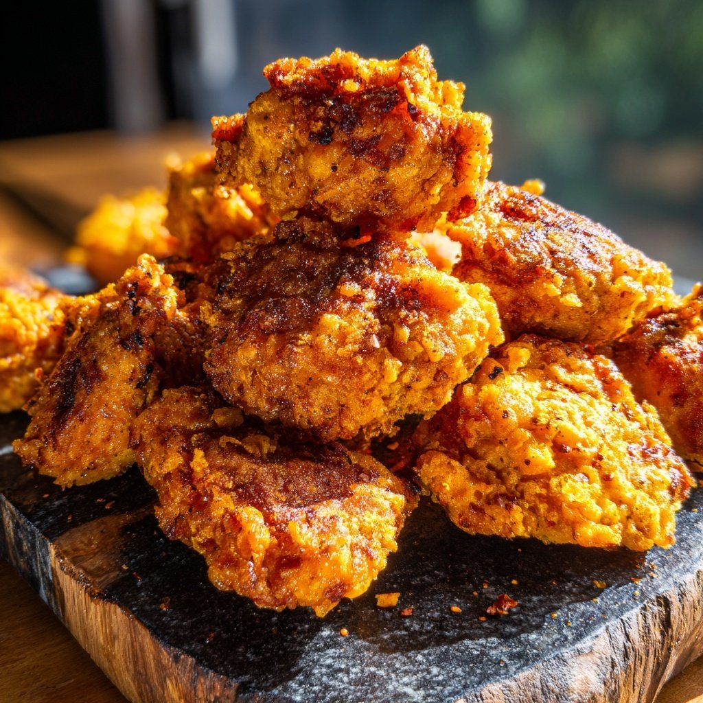 Hähnchen Karaage knusprig frittiert