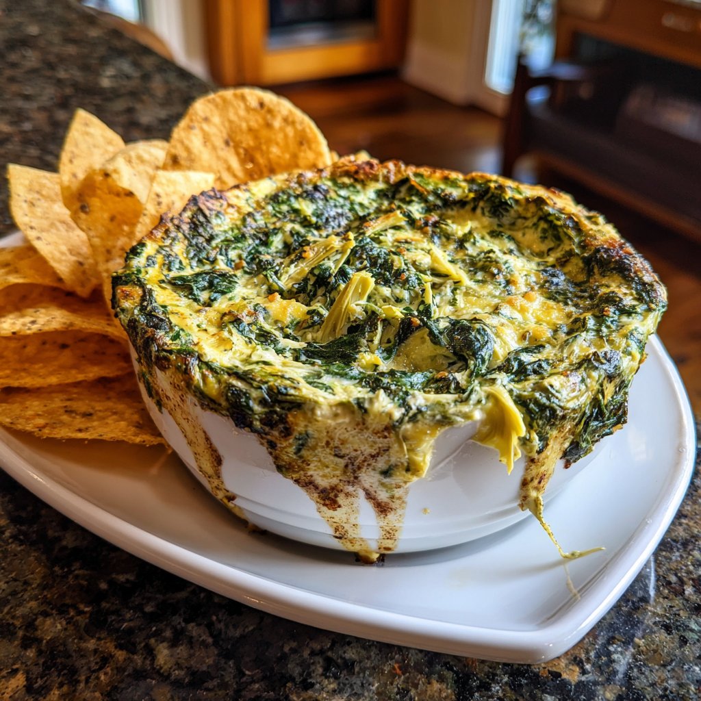 Spinat Artischocken Dip