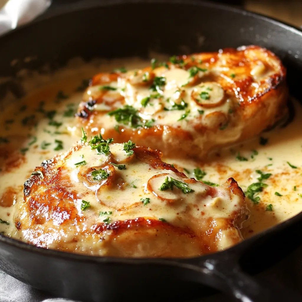 Schweinekoteletts mit cremiger Käsesauce: Ein Unglaubliches Ultimatives Rezept