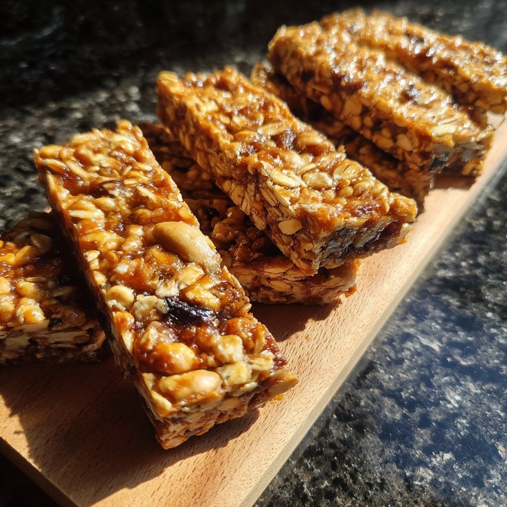 Drei Zutat Gesunde Energie Riegel