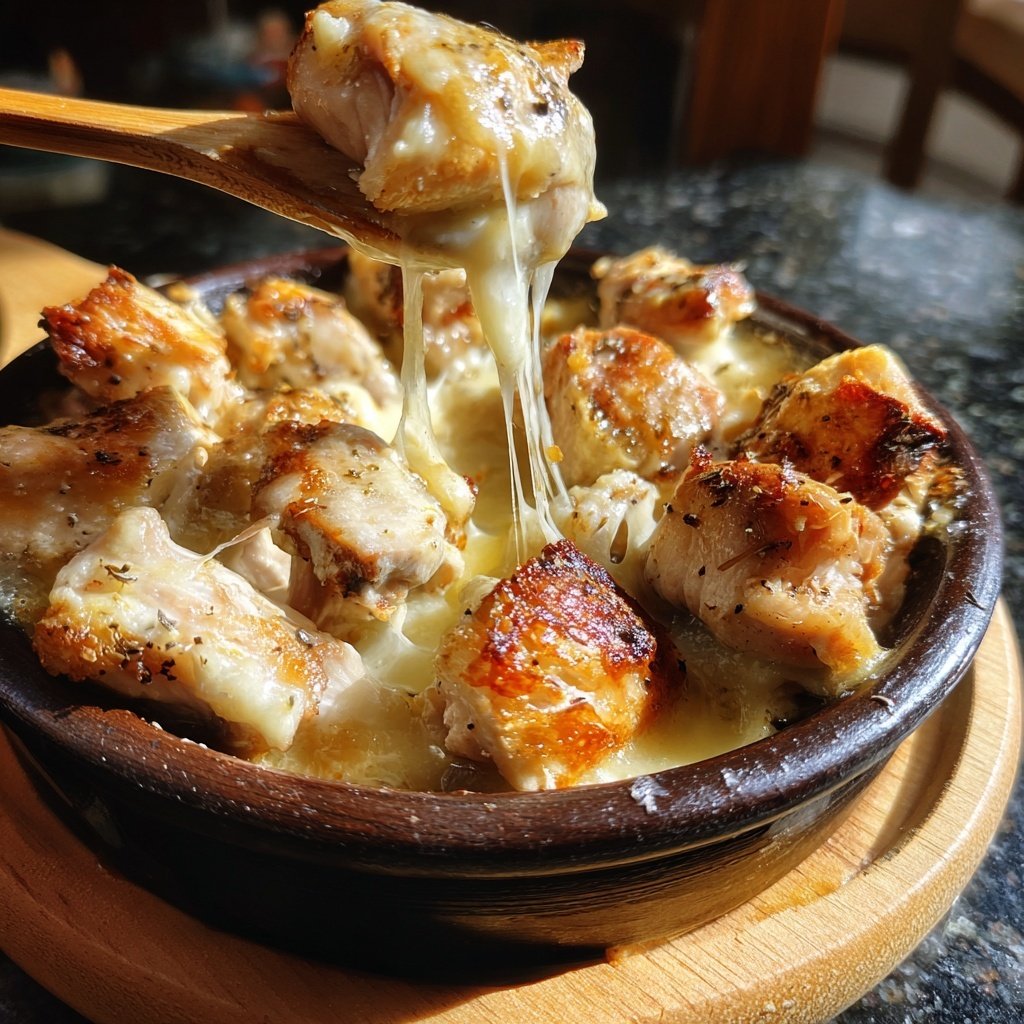 Fleischfondue mit Hähnchen und Pute