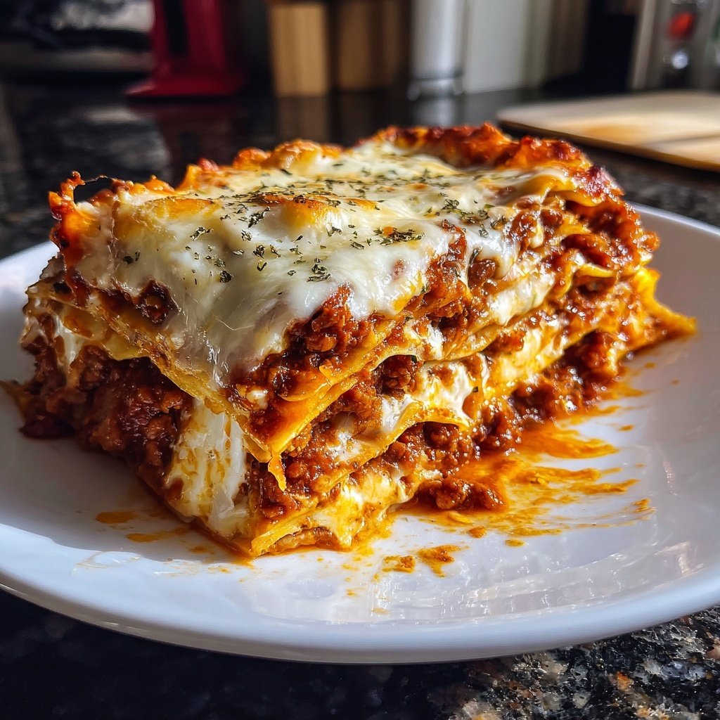 Langsam Gebackene Haus Lasagne