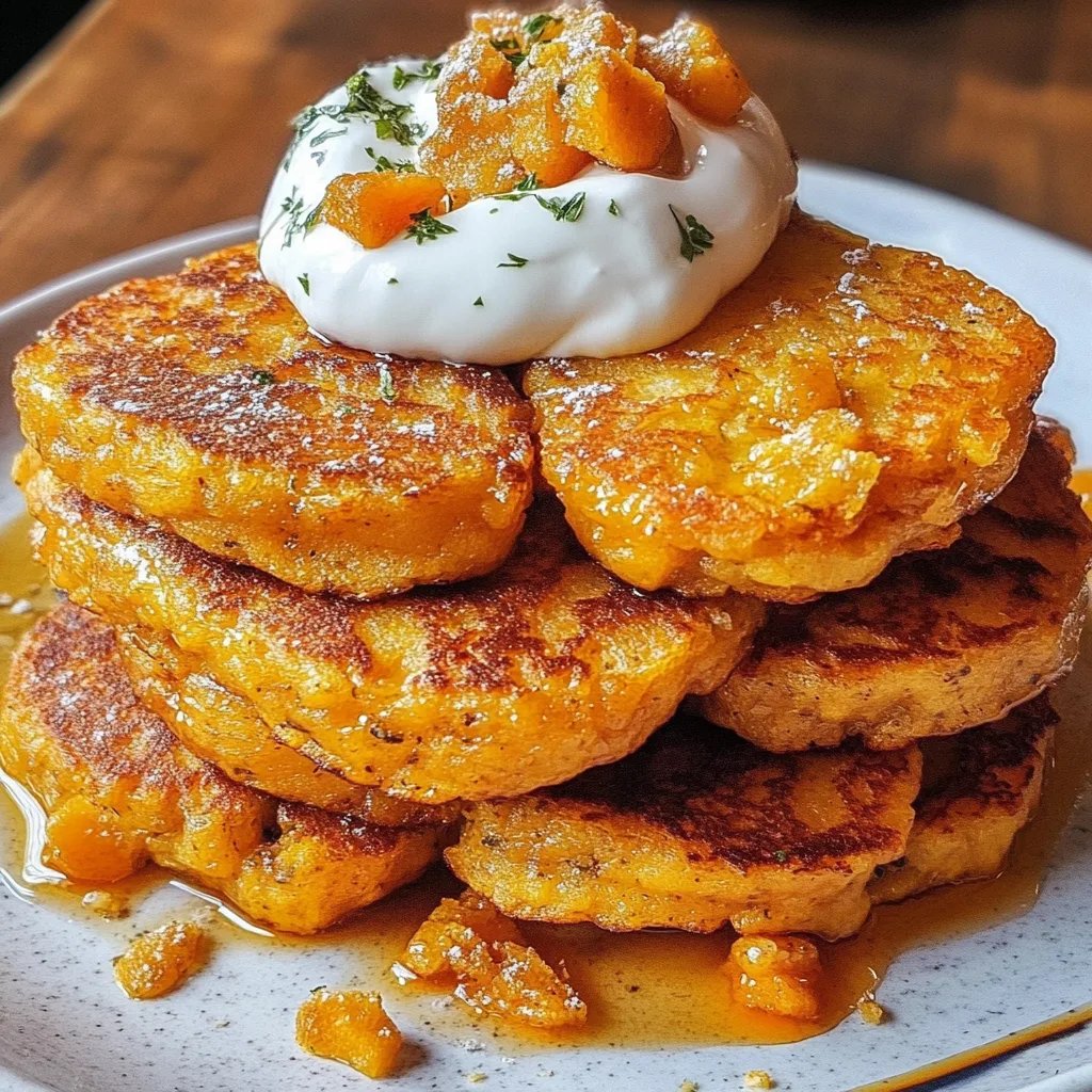 Kürbis Kartoffel Puffer